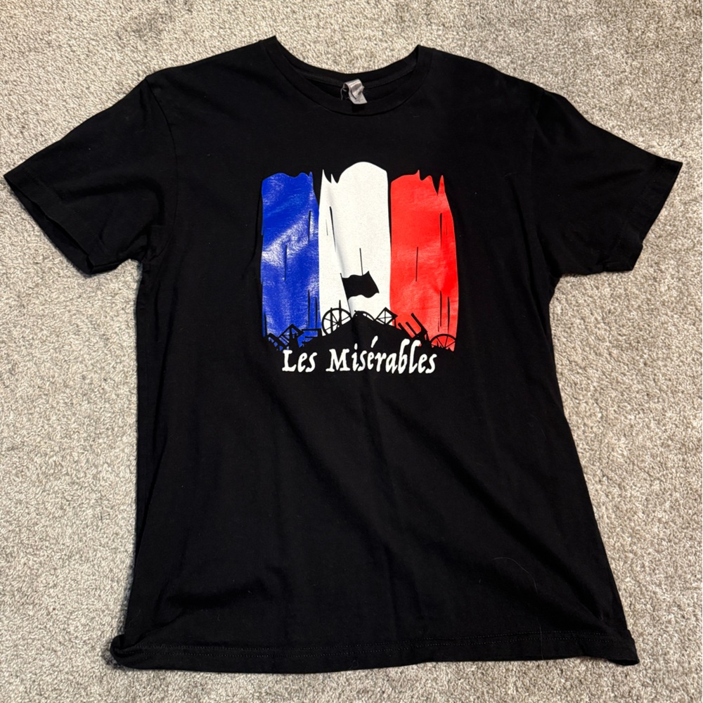 Black Les Misérables Theater T-Shirt